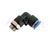 Cotovelo PU 4mm x Rosca 1/4''