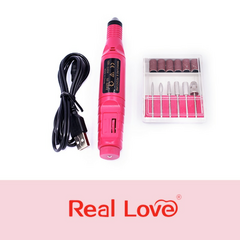 Lixadeira elétrica profissional - bivolt cabo USB-amor real