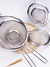 Kit 3 Peneira Coador De Peneiras Aço Inoxidável Para Cozinha Peneira De Cozinha - comprar online