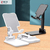 Suporte Para Celular e Tablet Dobrável Portátil Ajustável Apoio Mesa Cores Preto/branco