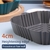 Forma De Silicone Air fryer Antiaderente Cesto Silicone Fritadeira Elétrica Quadrado