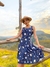 Vestido Álbum de Encantos - Azul - comprar online