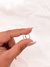 BRINCO ARGOLA GOTA CRAVEJADA - comprar online