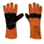Guante Descarne Naranja Largo Forrado y Costura Kevlar c/ refuerzo cuero. Talle 10 - 322165