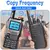 Walkie Talkie Multi Banda Frequência de cópia sem fio 999CH Tip Baofeng UV K61
