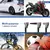 Bomba Portátil Sem Fio de Ar Para Carro, Bicicleta, Moto, Display Digital.