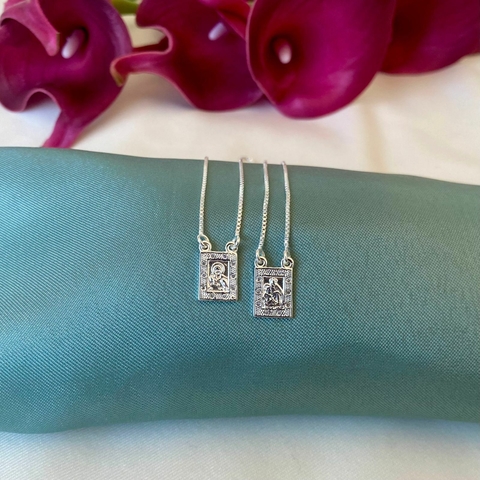 Escapulário sagrado coração de Jesus Zircônias