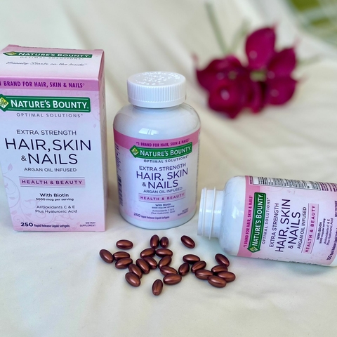 Nature's Bounty Hair, Skin & Nails (Cabelo, Pele e Unhas) - 250 Softgels