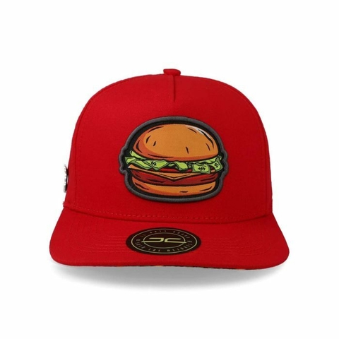 Gorra JC Hamburguesa roja JC Burgers red