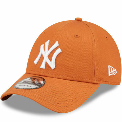 GORRA NEW ERA 940 AF MLB NY NEW YORK YANKEES NARANJA LOGO BLANCO