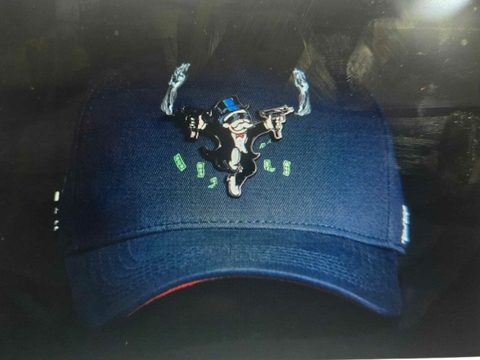 GORRA CASH ONLY Blue Monopoly TUmbados Rinestones - comprar en línea