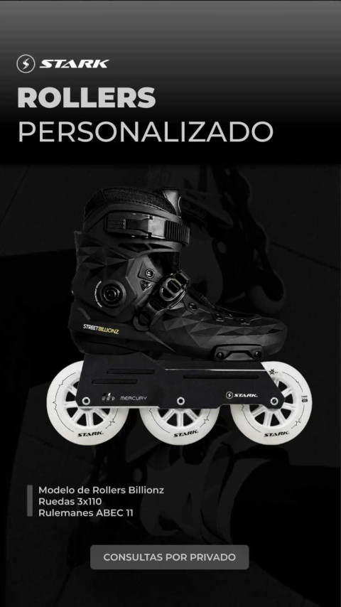 Rollers Billionz 110 ruedas soul y frame Mercury