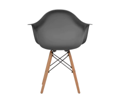Silla Minimalista Eames Descansabrazos Gris - POLODESIGNSMX