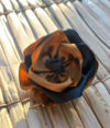 Rosa preta e bronze.
