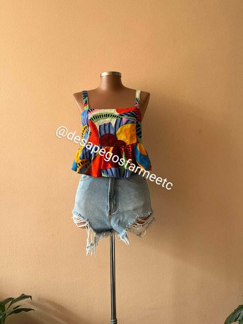 Regata babado Céu Farm