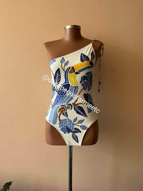 Body Lenço Azulejo Farm