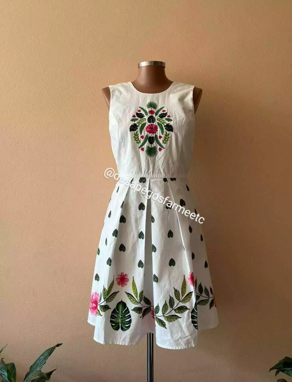 Vestido curto Costela de Adão Antix