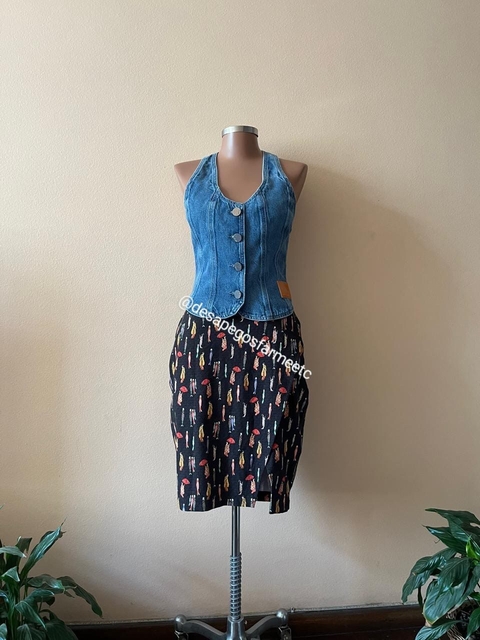 Saia mídi peixinhos Farm