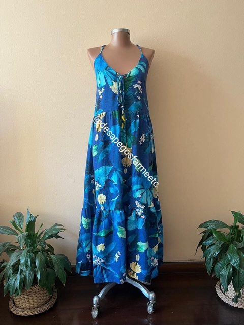 Vestido cropped Folha Farm