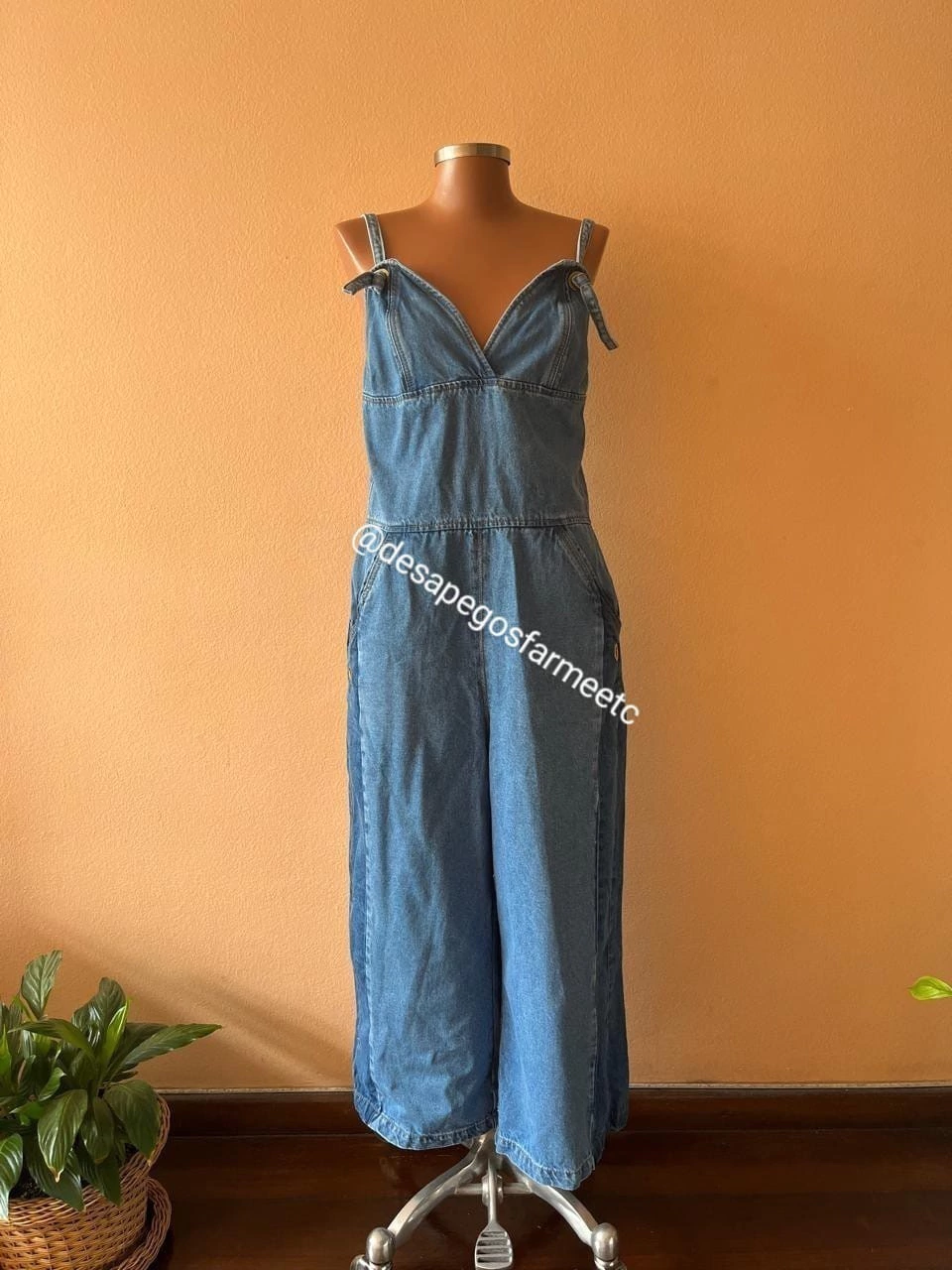 Macacão Jeans Aquamar