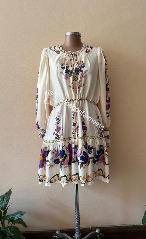 Vestido Viscose Farm Global