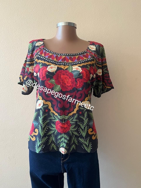 Blusa Estampa Monique Farm