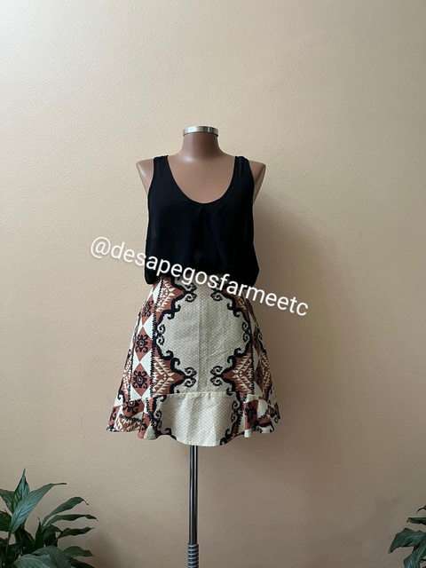 Saia curta Étnica Farm