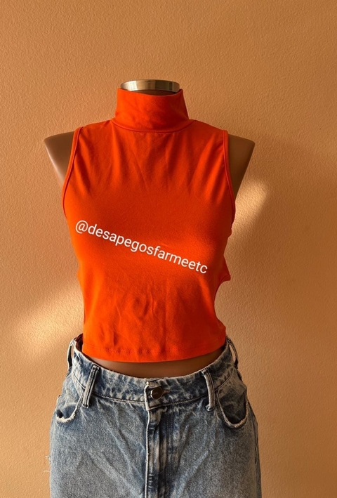 Blusa Cropped Abertura Animale - comprar online