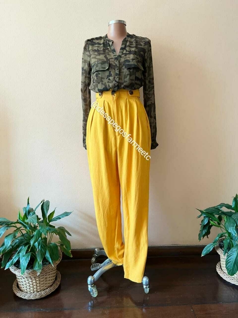 Blusa Camuflada Zara