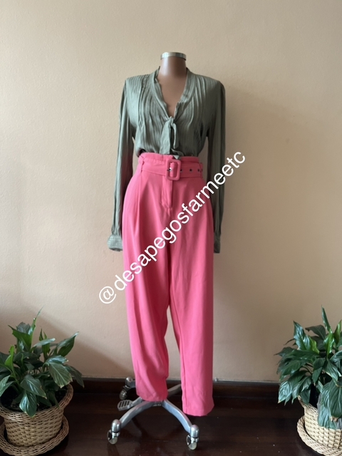 Calça Social Rosa Shoulder