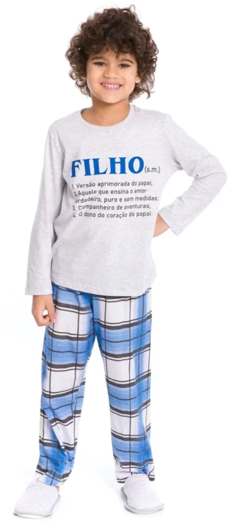 Pijama Infantil Filho Masculino Evanilda Ref: 27.01.0041
