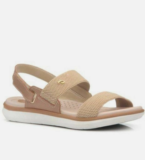 Sandália Pegada Feminina na Cor Bege Ref: 23283201