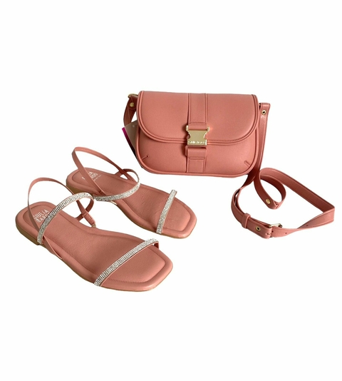 Kit Sandália e Bolsa Giulia Bardô Ref: 1520-C04