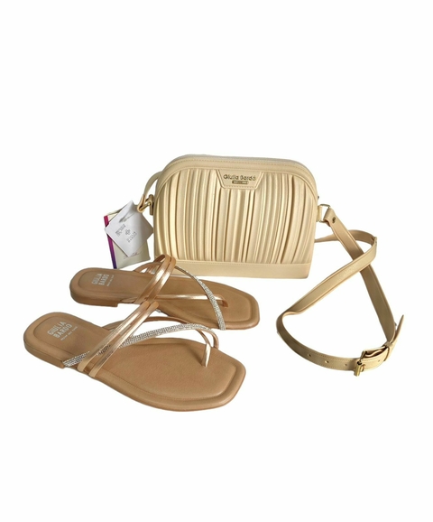 Kit Sandália e Bolsa Giulia Bardô Ref: 1373-C03
