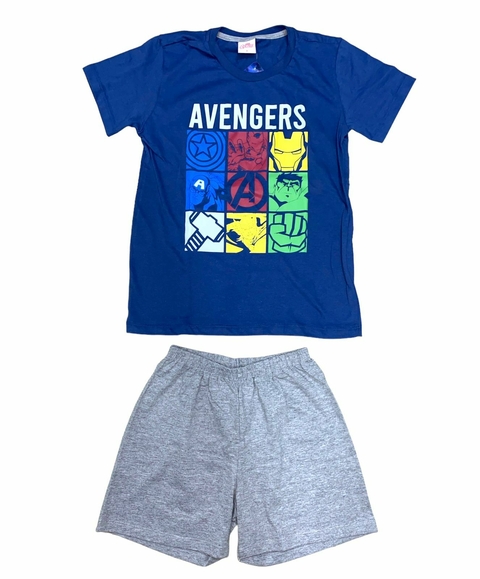 Pijama Infantil Masculino Avengers Ref: 52.03.0031