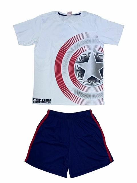 Pijama Capitão América Adulto Ref: 54.27.0017