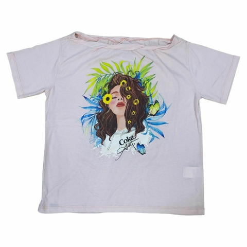 Camiseta Estampada Feminina Coca-Cola Ref: 03268