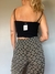 PANTALON FINITO BABUCHA TRAMADO NEGRO Y BEIGE SOCIALITE T.S - findeferia