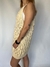 VESTIDO CALADO DE HILO BEIGE C&A T.XL - findeferia