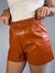 SHORT ECOCUERO LADRILLO T.S