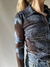 CAMISA MICROTUL ESTAMPADA AZUL DESIGUAL T.S en internet