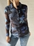 CAMISA MICROTUL ESTAMPADA AZUL DESIGUAL T.S - comprar online