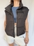 CHALECO PUFFER CROP NEGRO ZARA T.XL en internet