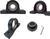 2 Kit - Ucp 216 Mancal Com Rolamento Para Eixo 80mm