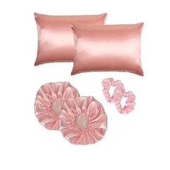 Kit touca+ Fronha+Xuxinha de Cetim