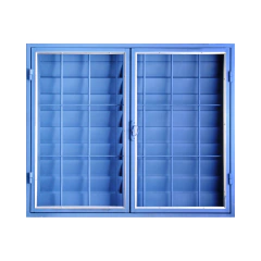Ventana de Abrir V/Entero con Celosía y Reja | Nexo
