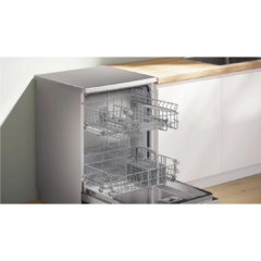 (A pedido) Lavavajillas de libre instalación 60 cm Ac. Cepillado antihuellas 12 cub. | Bosch - Corralon Aconquija SRL