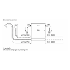 Imagen de (A pedido) Lavavajillas de libre instalación 60 cm Ac. Cepillado antihuellas 12 cub. | Bosch