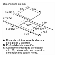(A pedido) Anafe Vitro de inducción 60 cm | Bosch® - tienda online
