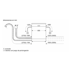 Imagen de (A pedido) Lavavajillas de libre instalación 60 cm Ac. Cepillado antihuellas 14 cub. | Bosch®